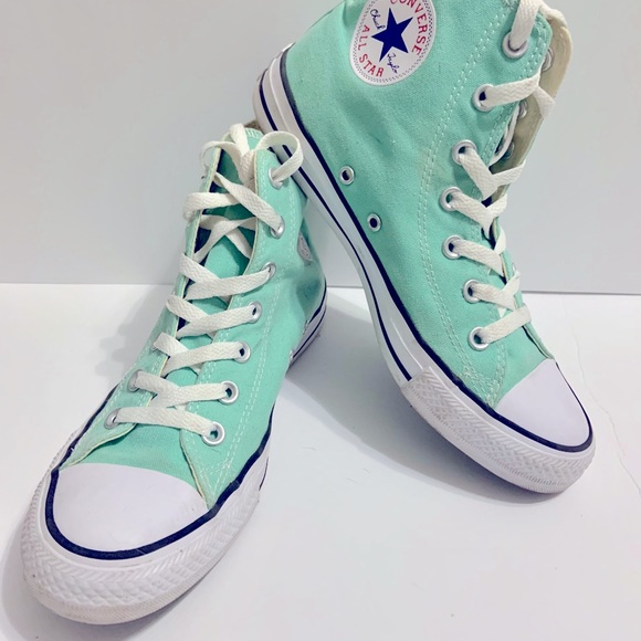 Converse Shoes - 🌺CONVERSE MINT GREEN HI TOPS